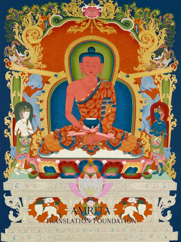 Medicine Buddha and Attendants Thangka